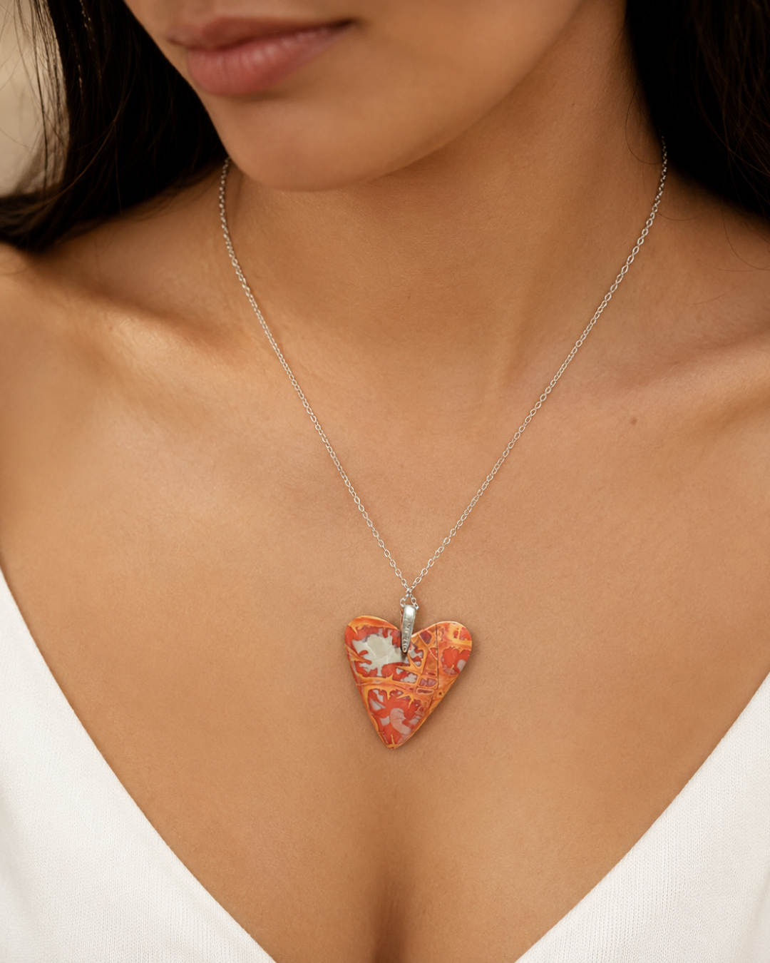 Natural stone jewelry piece