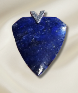 Back to blue -Lapis Badge Pendants