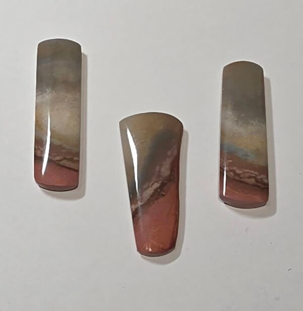 Desert Picture Jasper Pendant and Earring Set