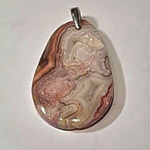 Crazy Lace Agate Heart