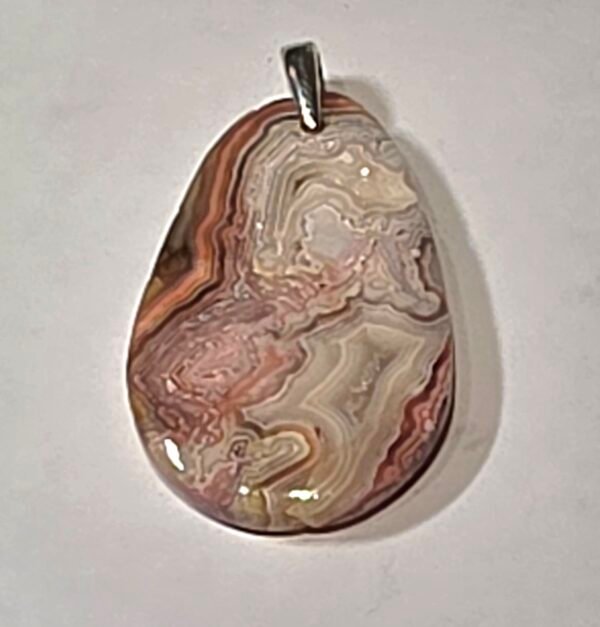 Crazy Lace Agate Heart