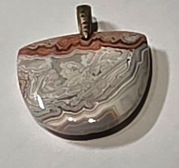 Crazy Lace Agate with Druzy Pocket