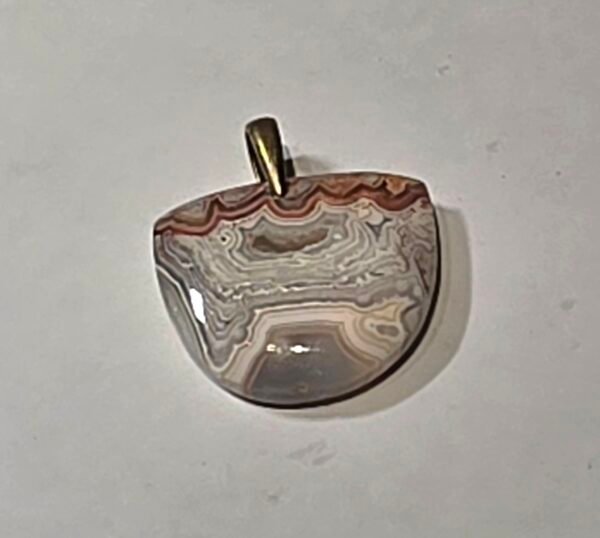 Crazy Lace Agate with Druzy Pocket