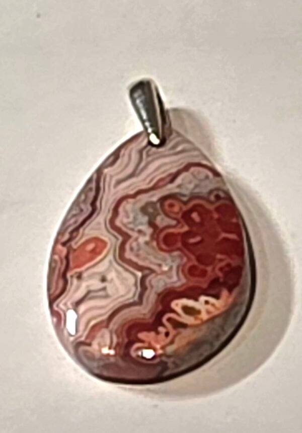 Crazy Lace Agate – Teardrop