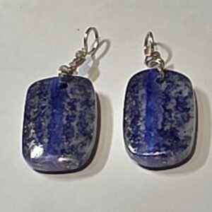 Denim Lapis Lazuli Earrings